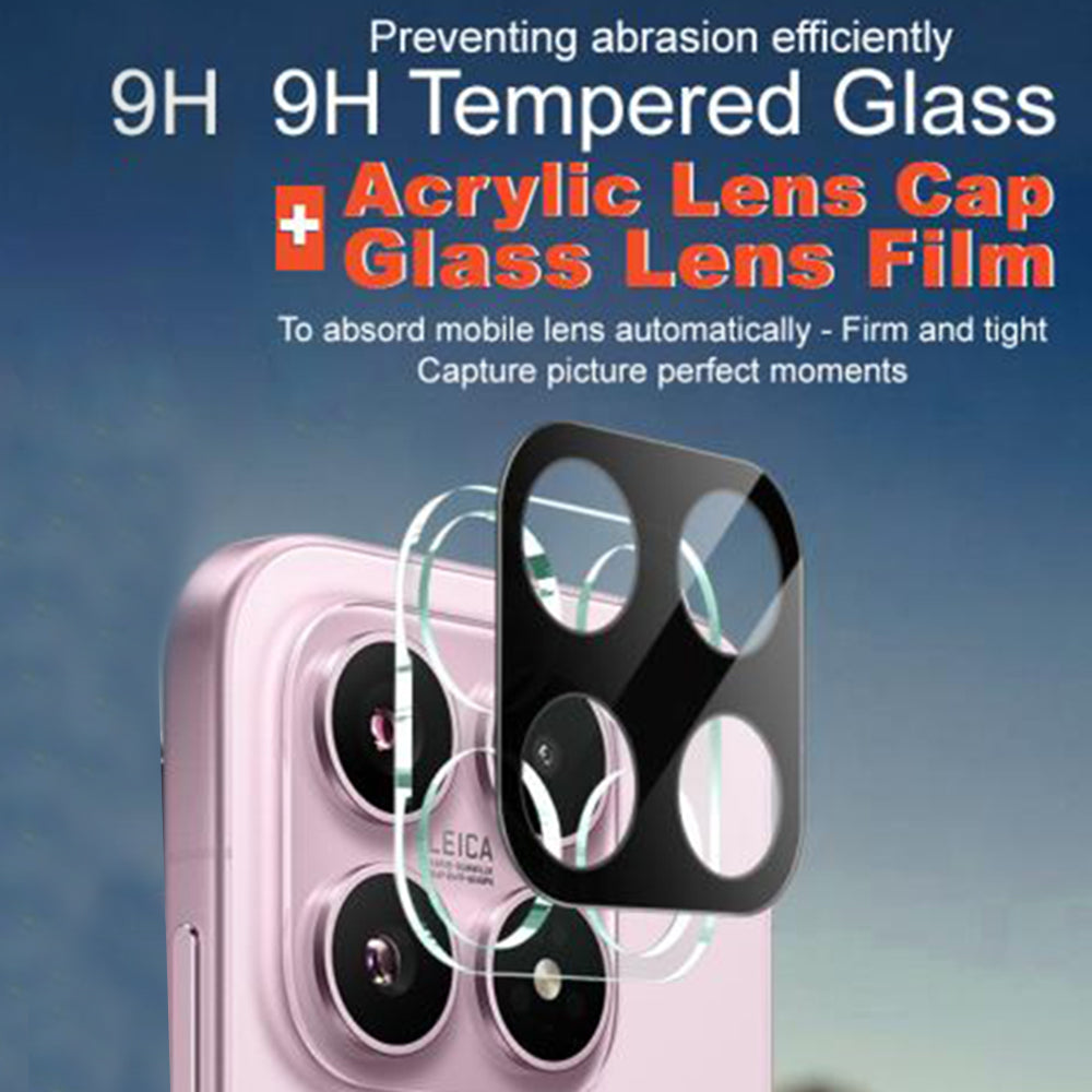 Beskyttelsesfilm til bagkamera Techsuit til Xiaomi 17, Hærdet glas, Sort