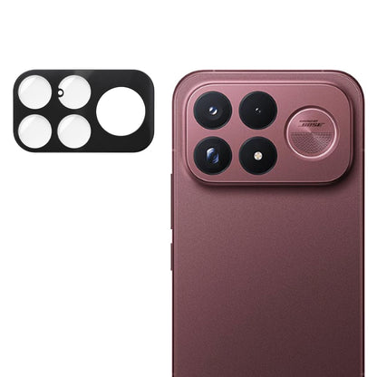 Techsuit-beskyttelsesglas til bagkamera til Xiaomi Poco F9 Ultra, hærdet glas, sort