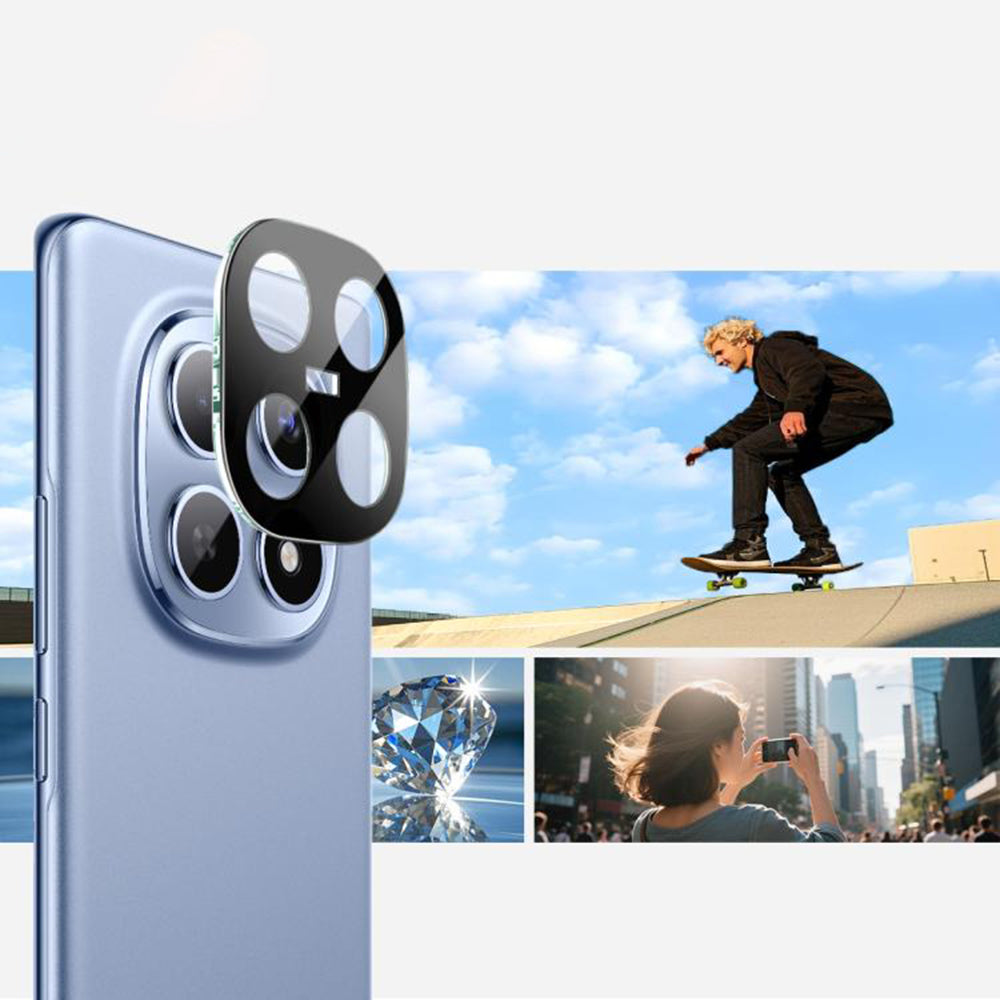 Beskyttelsesfilm til bagkamera Techsuit til Xiaomi Poco M8 / Redmi Note 15 5G, Hærdet glas, Sort