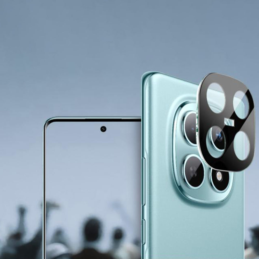 Beskyttelsesfilm til bagkamera Techsuit til Xiaomi Poco M8 / Redmi Note 15 5G, Hærdet glas, Sort