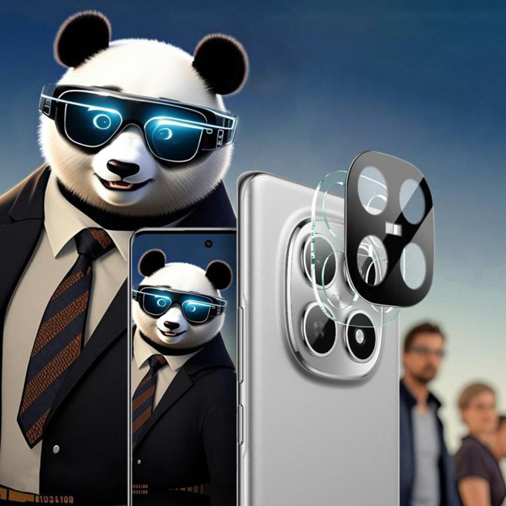 Beskyttelsesfilm til bagkamera Techsuit til Xiaomi Poco M8 / Redmi Note 15 5G, Hærdet glas, Sort