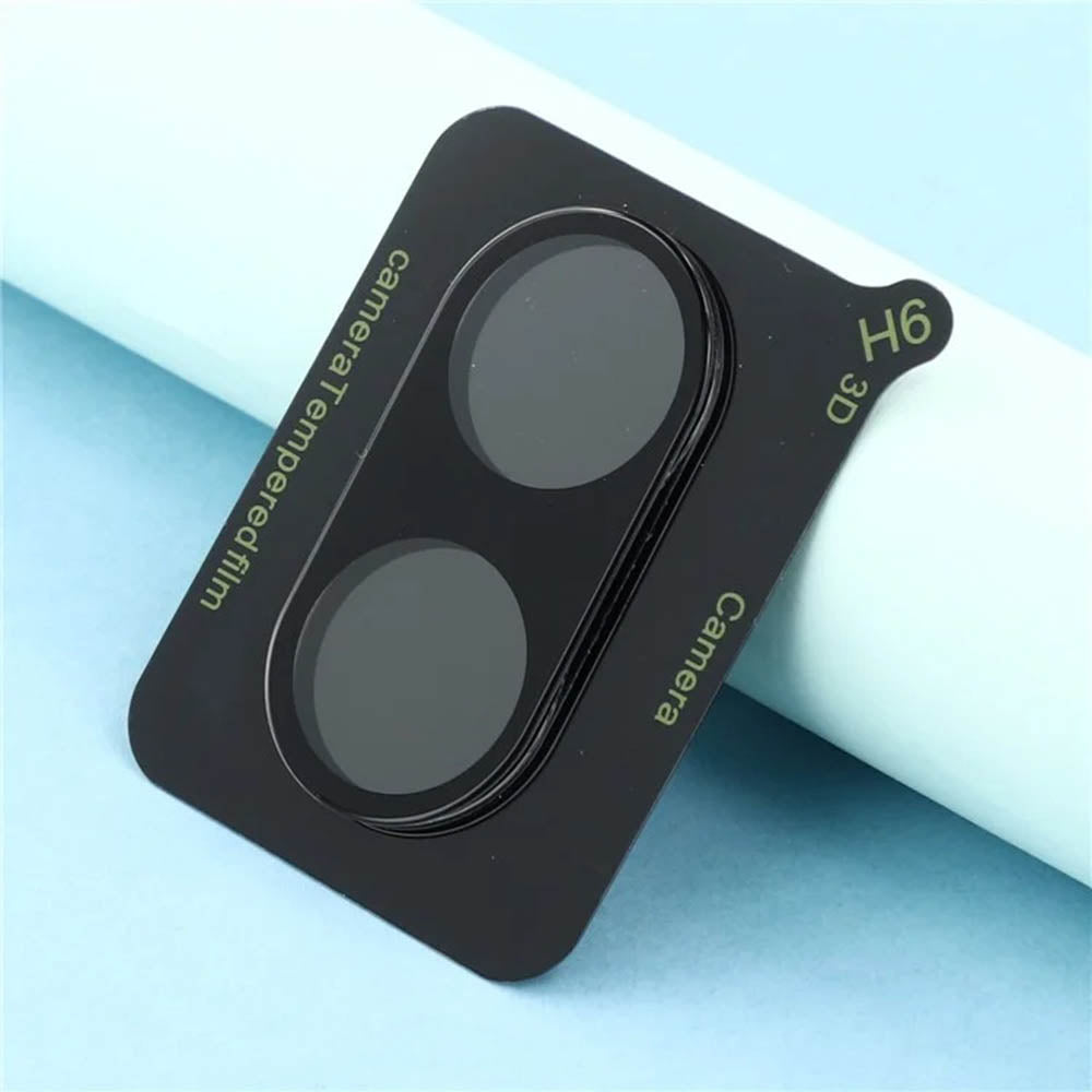Techsuit bagkamera beskyttelsesfilm til Xiaomi Poco X7 Pro, hærdet glas, sort