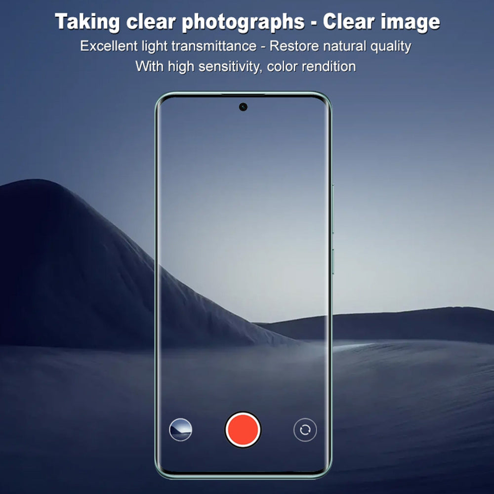 Techsuit bagkamera beskyttelsesfilm til Xiaomi Poco X7 / Redmi Note 14 Pro 5G, hærdet glas, sort