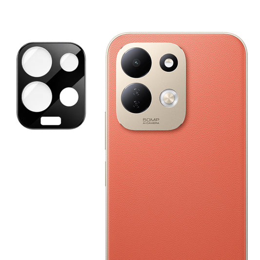 Techsuit bagkamera beskyttelsesfilm til Xiaomi Redmi 17 5G / 17 4G, hærdet glas, sort
