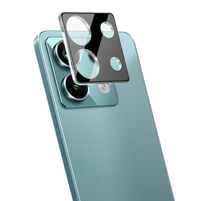 Techsuit bagkamera beskyttelsesfilm til Xiaomi Redmi Note 13 5G, hærdet glas, sort