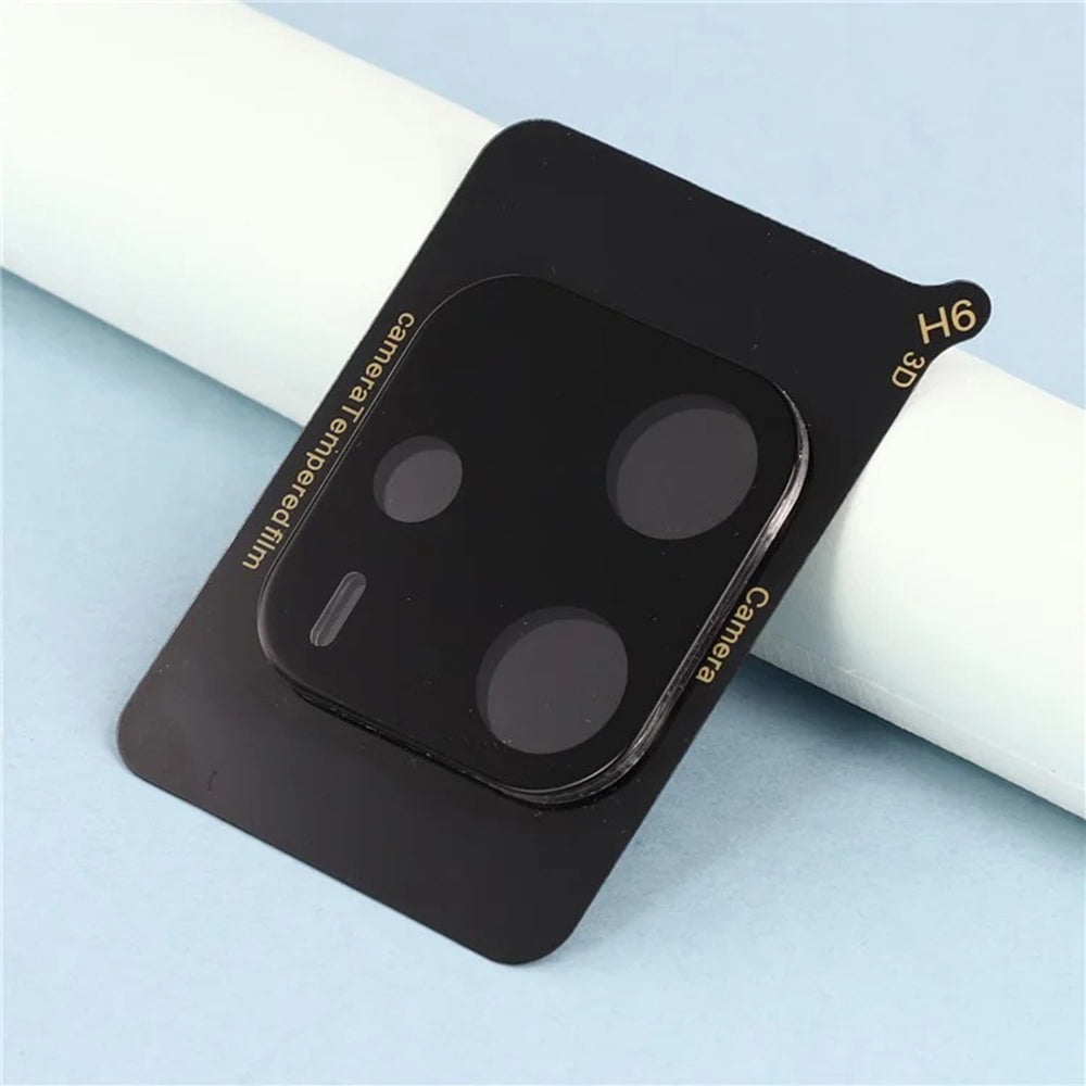 Techsuit bagkamera beskyttelsesfilm til Xiaomi Redmi Note 14 4G (Regional), hærdet glas, sort