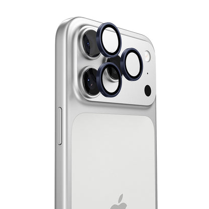 Torras Lensguard bagkamera beskyttelsesfilm til Apple iPhone 17 Pro Max / 17 Pro, hærdet glas, blå