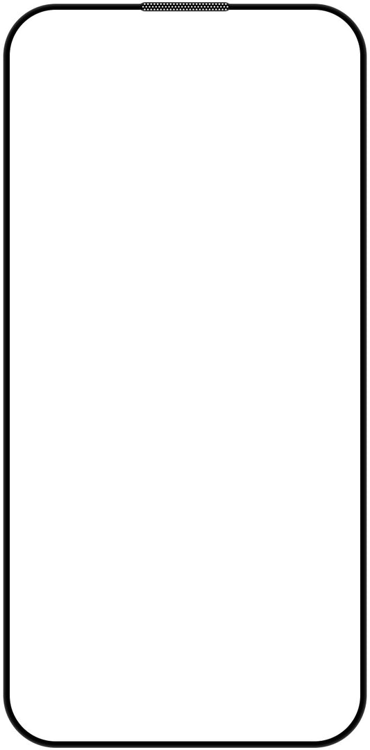 OEM Automatic Alignment Skærmbeskytter til Apple iPhone 17e / 16e / 14 / 13 Pro, Hærdet Glas, Fuld Lim, 5D, Sort