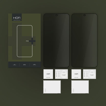Privacy-skærmbeskyttelsesfilm HOFI Glass PRO+ til Samsung Galaxy S25 S931, hærdet glas, fuld lim, sæt med 2 stk.
