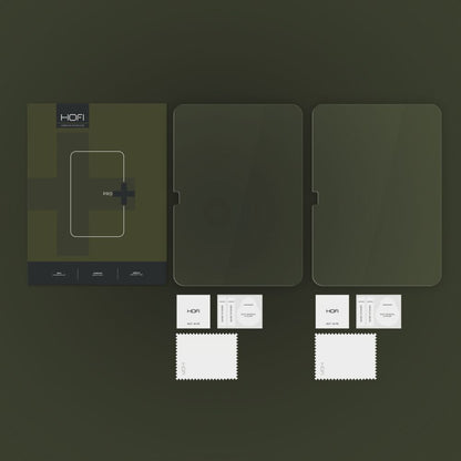 HOFI PRO+ Skærmbeskyttelsesfilm til Apple iPad (2025) / (2022), Hærdet Glas, Fuld Lim, Sæt med 2 stk.