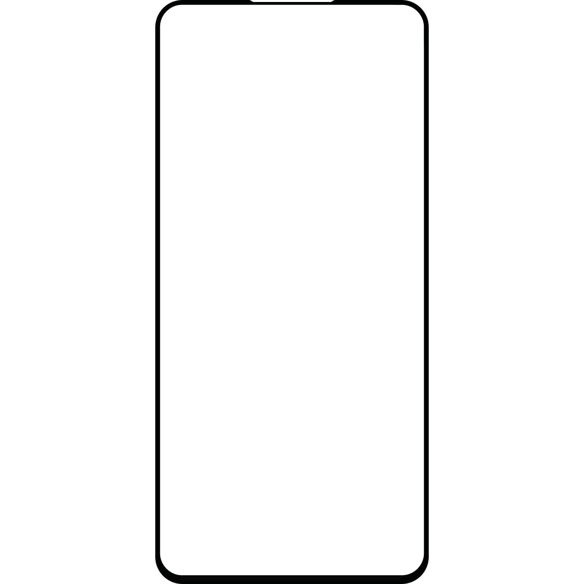 OEM skærmbeskytter til Xiaomi Redmi Note 14 5G, hærdet glas, fuld lim, 5D, sort