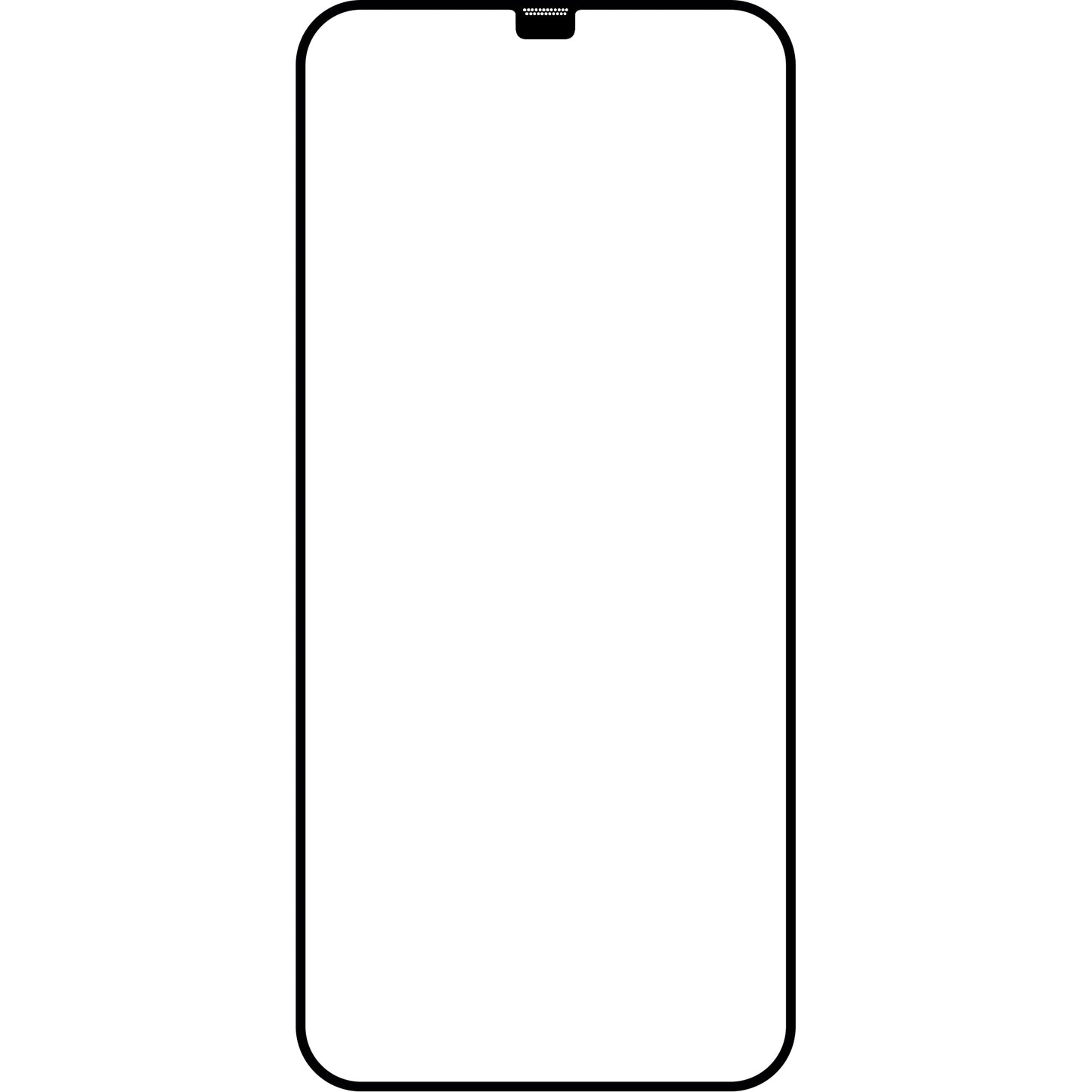 OEM Skærmbeskytter med Automatisk Justering til Apple iPhone 12 Pro, Hærdet Glas, Fuld Lim, 5D, Sort