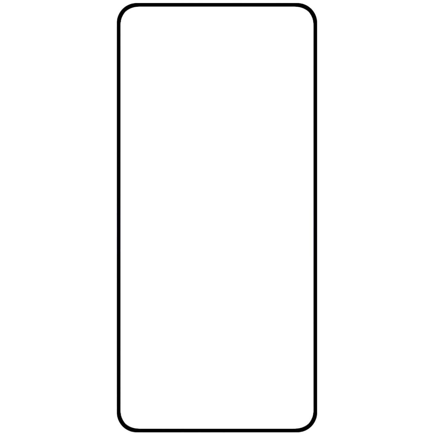 OEM skærmbeskyttelsesfilm til Samsung Galaxy A56 A566, hærdet glas, fuld lim, 5D, sort