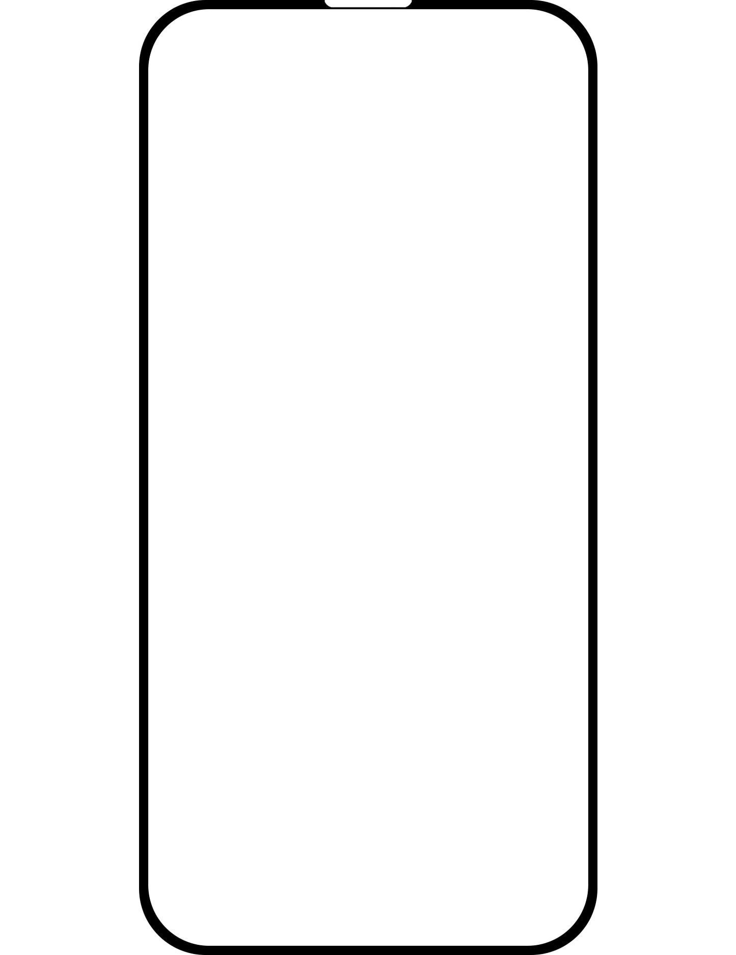 OEM skærmbeskyttelsesfilm til Apple iPhone 16 Pro Max, hærdet glas, fuld lim, sæt med 10 stk., 9D, sort