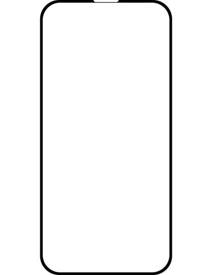 OEM skærmbeskyttelsesfilm til Apple iPhone 16 Pro Max, hærdet glas, fuld lim, sæt med 10 stk., 9D, sort