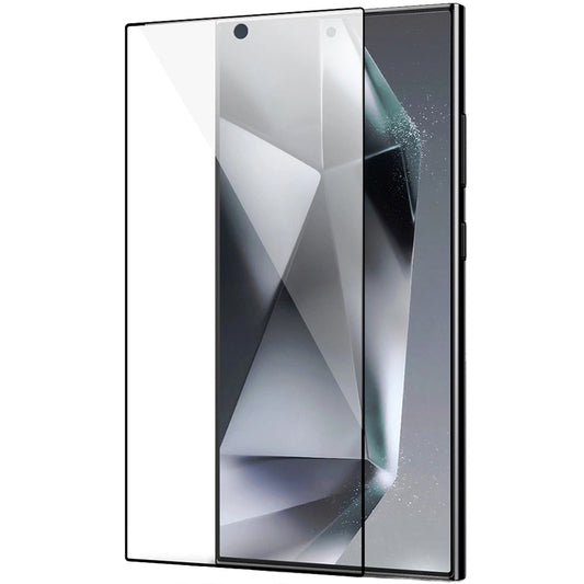 Beskyttelsesfilm til Joyroom skærm for Samsung Galaxy S24 Ultra S928, Hærdet glas, Fuldklæbende, 2.5D, Sort
