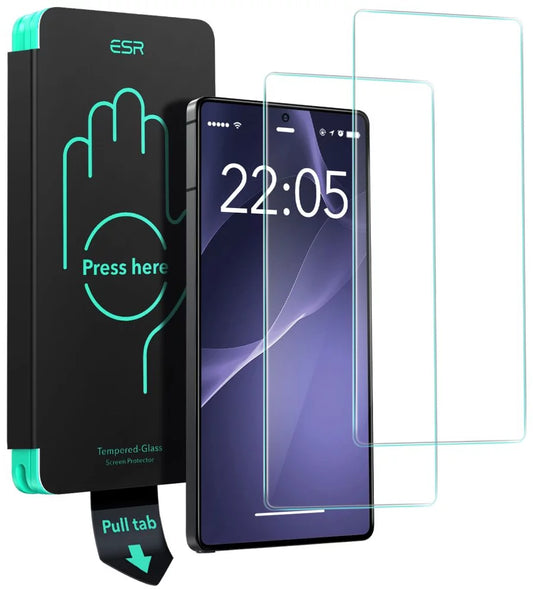 Beskyttelsesfilm ESR til Samsung Galaxy S25 Ultra S938, Hærdet Glas, Fuldklæbende, Sæt med 2 stykker