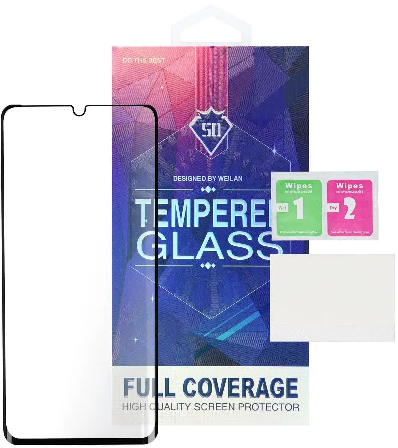 OEM skærmbeskyttelsesfilm til Xiaomi Redmi Note 14 Pro+ 5G, hærdet glas, fuld lim, 5D, sort