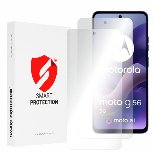 Skærmbeskyttelsesfilm Smart Protection Premium Classic til Motorola Moto G56, plastik, sæt med 2 stk.