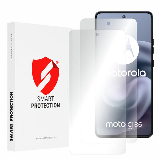 Smart Protection Premium Classic Skærmbeskytter til Motorola Moto G86, Plastik, Sæt med 2 stk