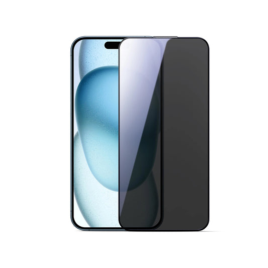 Beskyttelsesfilm til skærm Privacy Joyroom JR-MLG0280 til Apple iPhone 16 / 15, Hærdet Glas, Fuldklæbende, 2.5D