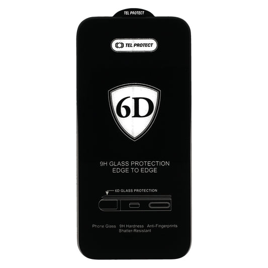 OEM skærmbeskytter til Samsung Galaxy S26 Plus S947, hærdet glas, fuld lim, 6D, sort