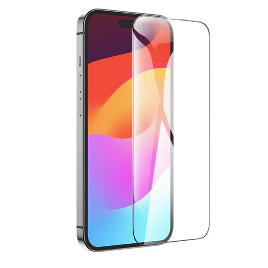 Beskyttelsesfilm til skærm HOCO G14 til Apple iPhone 17 Air, Hærdet glas, Fuldklæbende, Sæt med 10 stykker, 5D, Sort