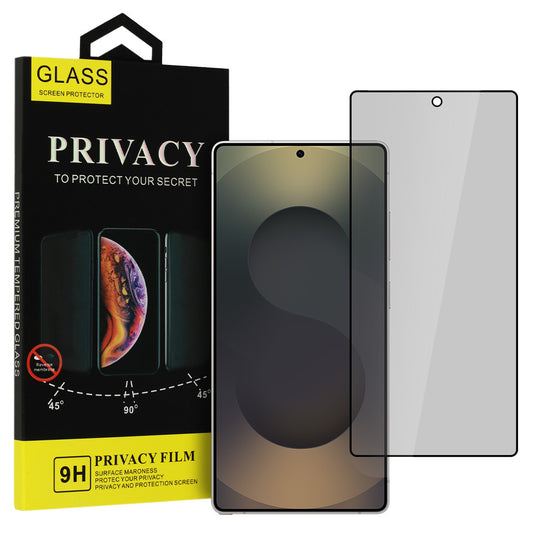 Privacy-skærmbeskyttelse OEM Shield Screen til Samsung Galaxy S25 Ultra S938, hærdet glas, fuld lim