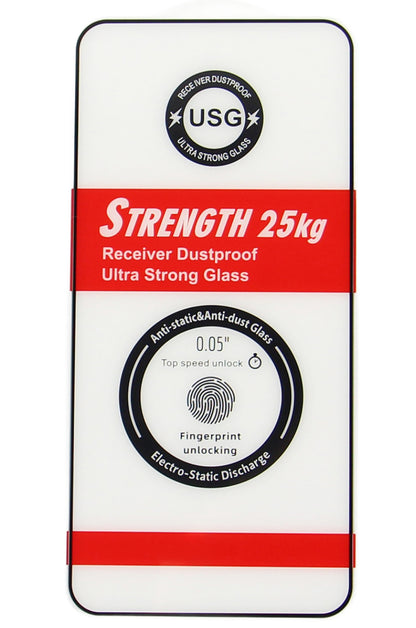 OEM Ultra Strong 25KG Skærmbeskyttelsesfilm til Samsung Galaxy S26 Ultra S948, Hærdet Glas, Fuld Lim, 2.5D, Sort