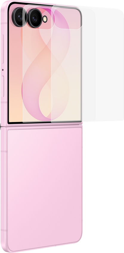 Samsung Anti-reflekterende Skærmbeskyttelsesfilm til Galaxy Z Flip8 F776, Plastik, Sæt med 2 stk EF-UF776CTEGWW