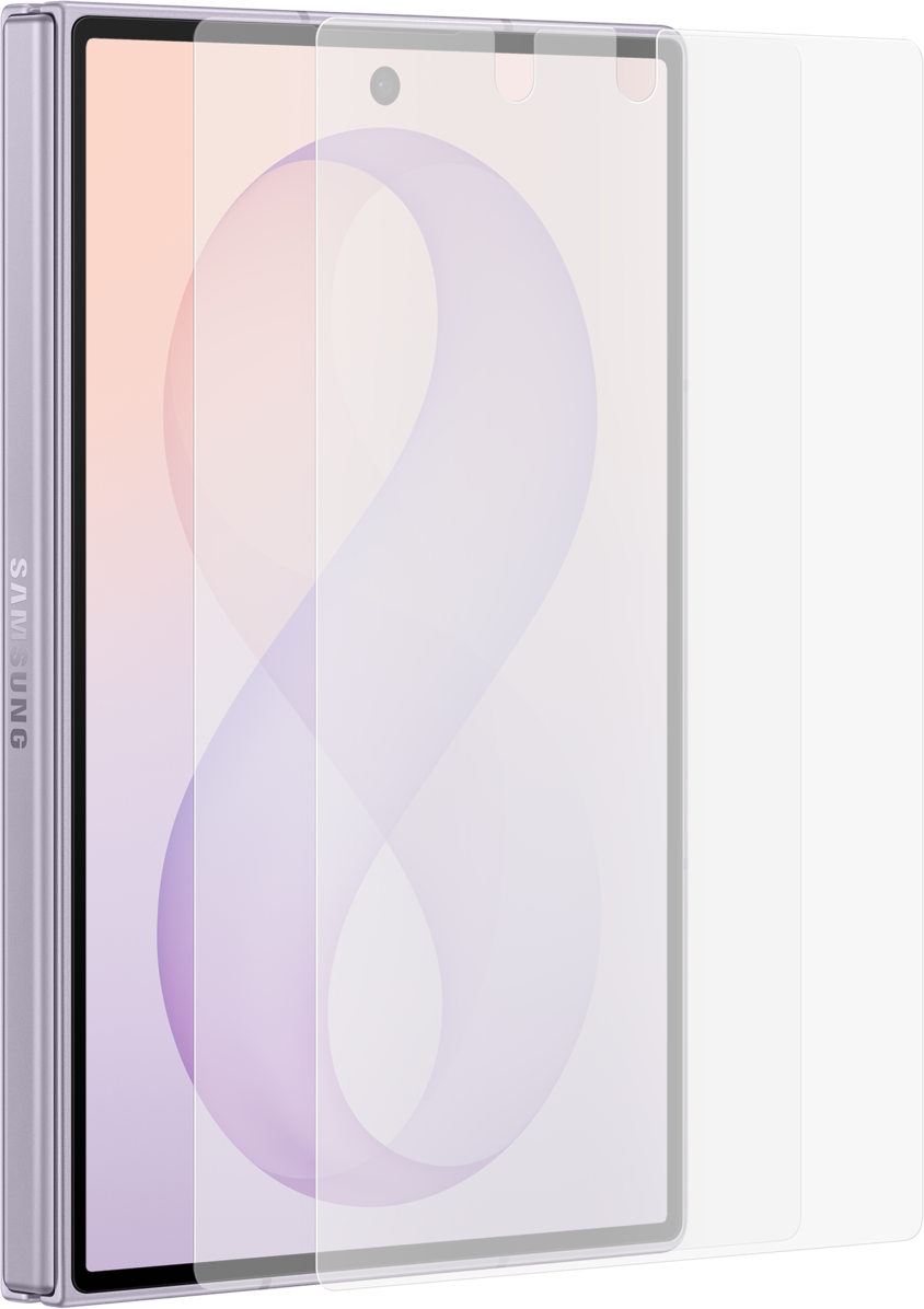 Anti-reflekterende Skærmbeskyttelsesfilm til Samsung Galaxy Z Fold8 F971, Plastik, Sæt med 2 stk EF-UF971CTEGWW