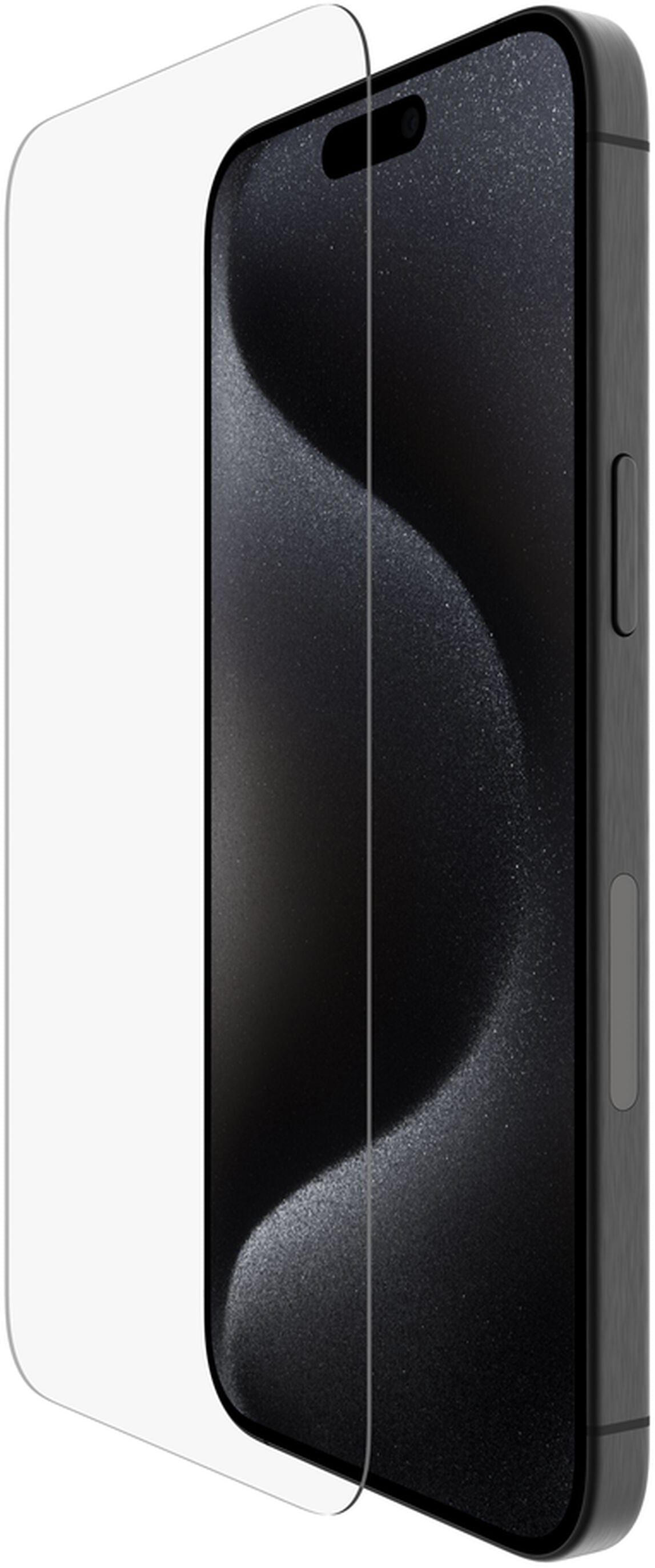 Belkin ScreenForce UltraGlass 2 Screen Protector for Apple iPhone 15 Pro Max, Tempered Glass, Full Glue OVA134zz