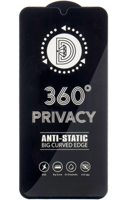 Privacy-skærmbeskyttelsesfilm OEM 360 til Samsung Galaxy A37 5G, hærdet glas, fuld lim