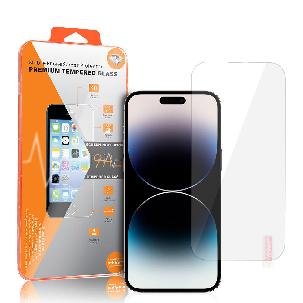 OEM Orange skærmbeskytter til Apple iPhone 18 Pro Max / 17 Pro Max / 16 Pro Max, hærdet glas, fuld lim