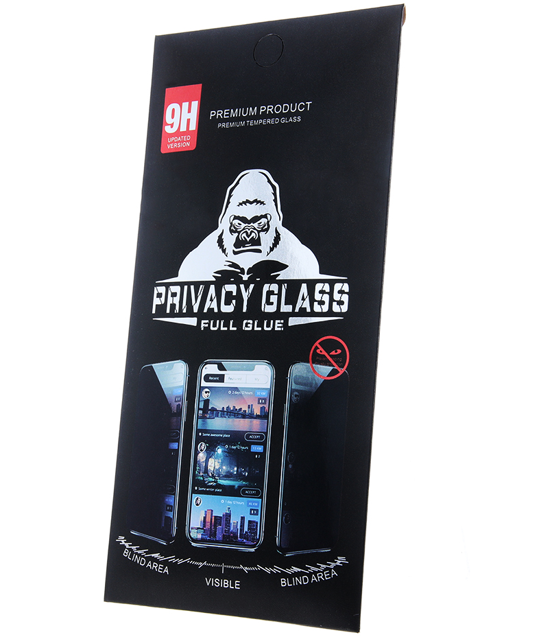 Privacy-skærmbeskyttelsesfilm OEM-glas til Apple iPhone 18 Pro Max, hærdet glas, fuld lim
