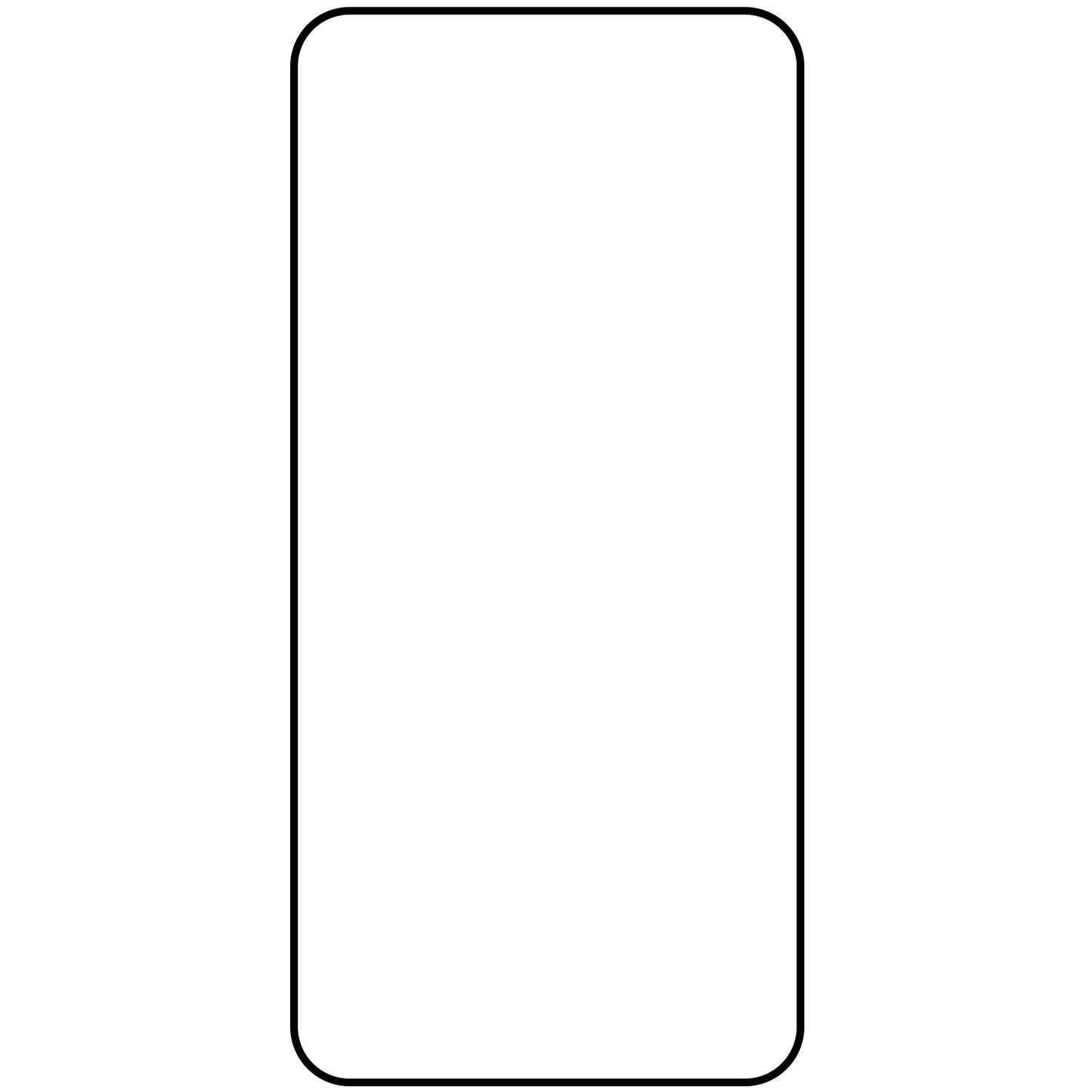 Skærmbeskytter Vmax til Samsung Galaxy S24+ S926, beskyttende skærmbeskytter, fuld limning, 9D, sort