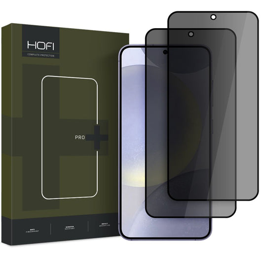 Privacy-skærmbeskyttelsesfilm HOFI Glass PRO+ til Samsung Galaxy S25 S931, hærdet glas, fuld lim, sæt med 2 stk.