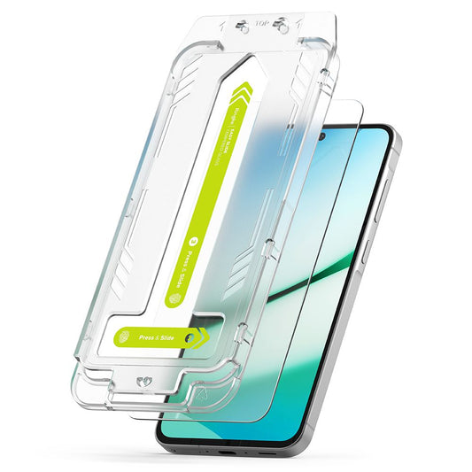 Ringke Easy Slide skærmbeskyttelsesfilm til Samsung Galaxy A56 A566, Hærdet glas, Fuldklæbende, Sæt med 2 stykker