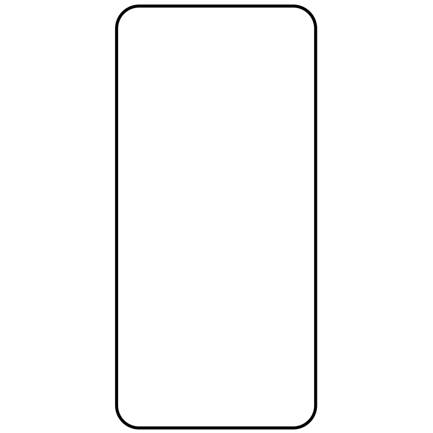 OEM Skærmbeskyttelsesfilm til Samsung Galaxy A36 A366, Hærdet Glas, Fuld Lim, 5D, Sort