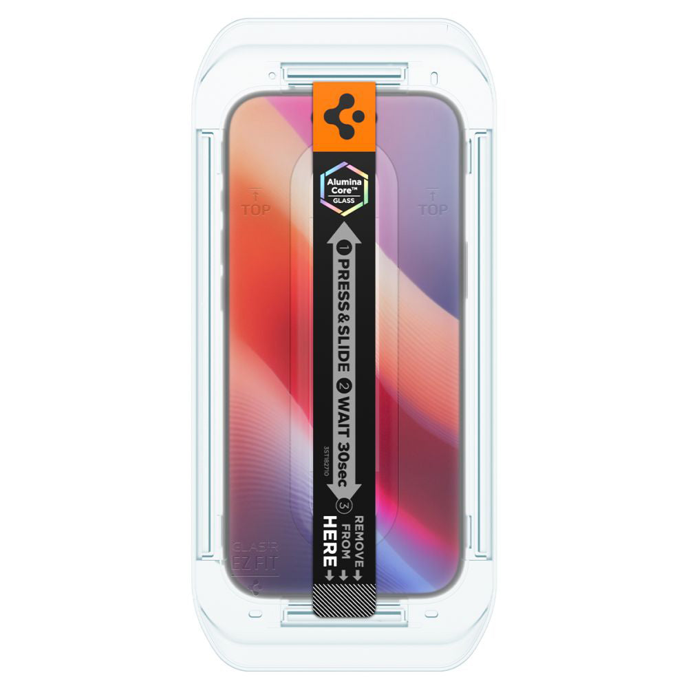 Beskyttelsesfilm til skærm Privacy Spigen GlastR EZ FIT til Apple iPhone 17 Air, Hærdet Glas, Full Glue, Sæt med 2 stykker