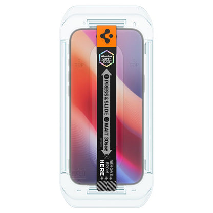 Beskyttelsesfilm til skærm Privacy Spigen GlastR EZ FIT til Apple iPhone 17 Air, Hærdet Glas, Full Glue, Sæt med 2 stykker