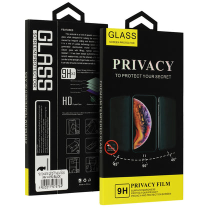 Privacy-skærmbeskyttelse OEM til Apple iPhone 17, hærdet glas, fuld lim