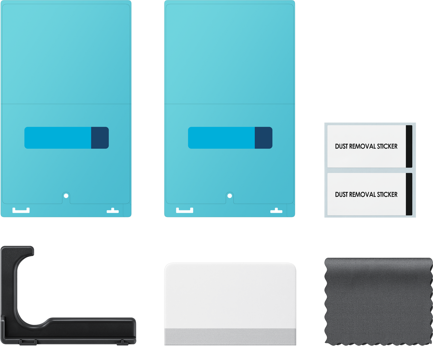 Anti-reflekterende Skærmbeskyttelsesfilm til Samsung Galaxy Z Fold8 F971, Plastik, Sæt med 2 stk EF-UF971CTEGWW