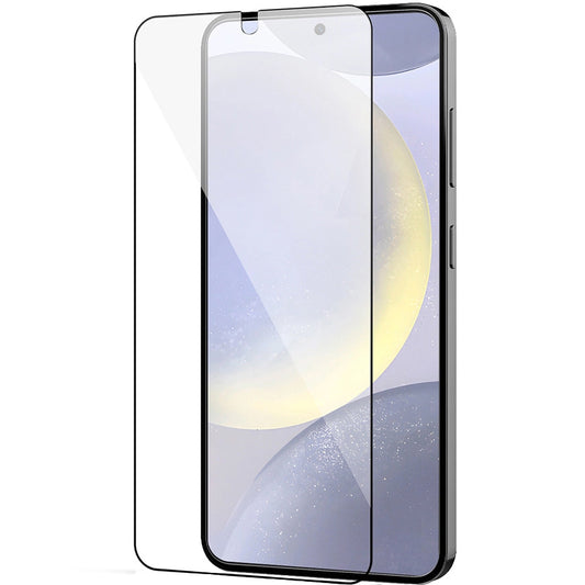 Beskyttelsesfilm til Joyroom skærm for Samsung Galaxy S24 S921, Hærdet glas, Fuldklæbende, 2.5D, Sort