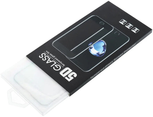OEM Skærmbeskytter til Motorola Edge 60 Fusion / Edge 60, Hærdet Glas, Fuld Lim, 5D, Sort