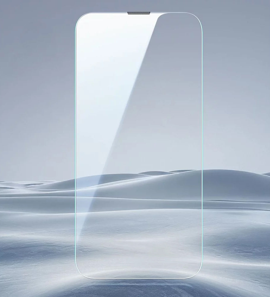 Beskyttelsesfilm ESR Ultrafit til Apple iPhone 17e / 16e / 14 / 13 Pro, Hærdet Glas, Fuldklæbende, Sæt med 2 stykker
