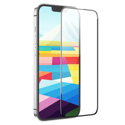 Beskyttelsesfilm til skærm HOCO G16 til Apple iPhone 16 / 15, Hærdet Glas, Fuldklæbende, 5D, Sort