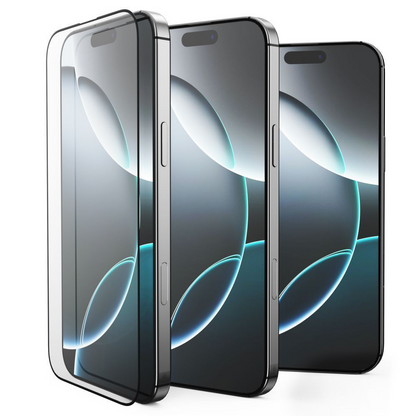 Tech-Protect FIT+ Screen Protector for Motorola Moto G77 / G67, Tempered Glass, Full Glue, Set of 2 pieces, 2.5D, Black