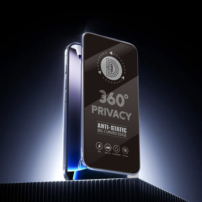 Privacy-skærmbeskyttelsesfilm OEM 360 til Samsung Galaxy A37 5G, hærdet glas, fuld lim
