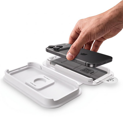 Tech-Protect OneTouch Skærmbeskytter til Apple iPhone 18 Pro Max / 17 Pro Max, Hærdet Glas, Fuld Lim, Sæt med 2 stk., Transparent